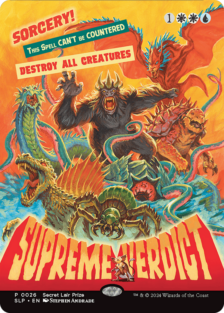 Supreme Verdict (SLP-026) - Secret Lair Showdown Foil - Game Nerdz