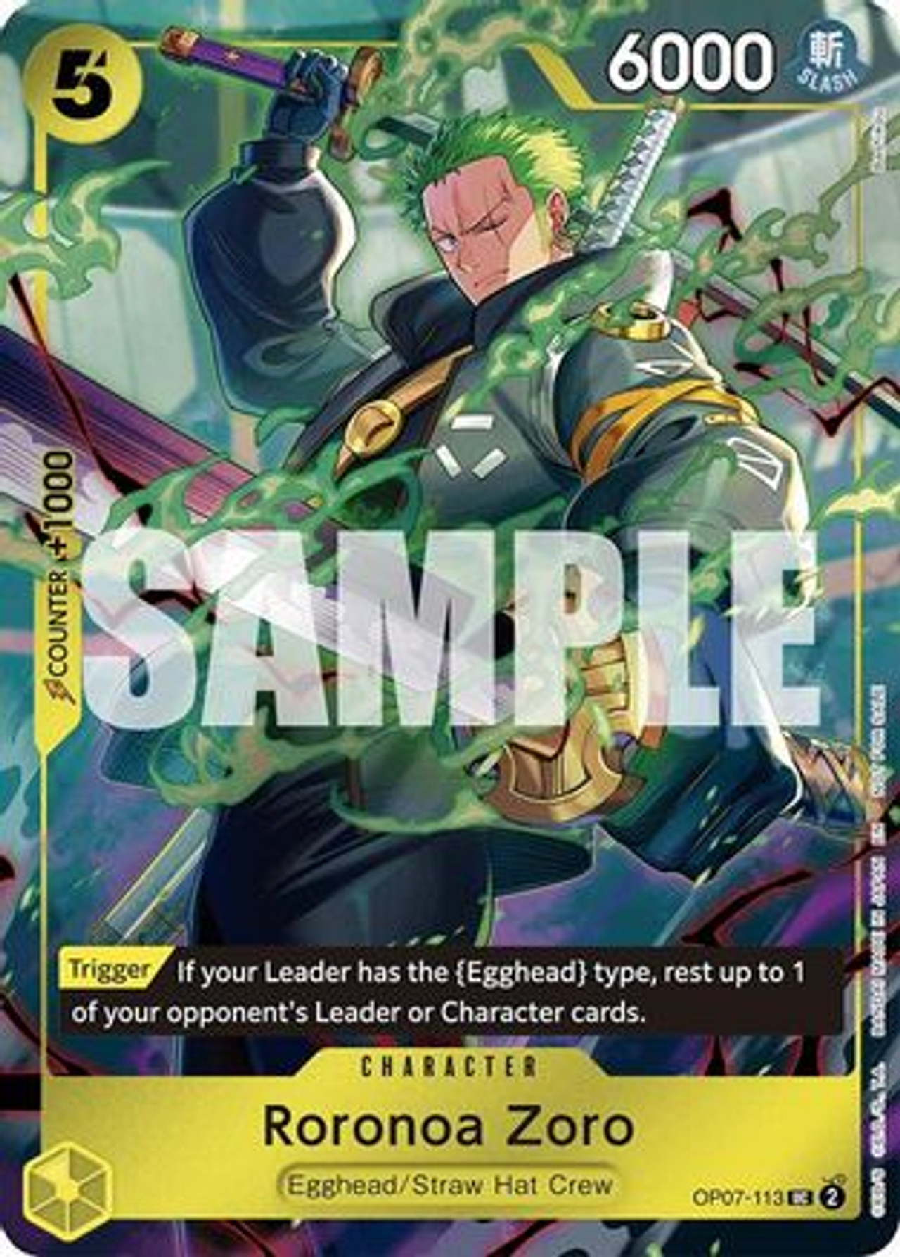 ONE PIECE CARD GAME ゾロ十郎 SP4コスト 6000パワー ONE PIECE CARD GAME ゾロ十郎 SP4コスト 6000パワー - メルカリ