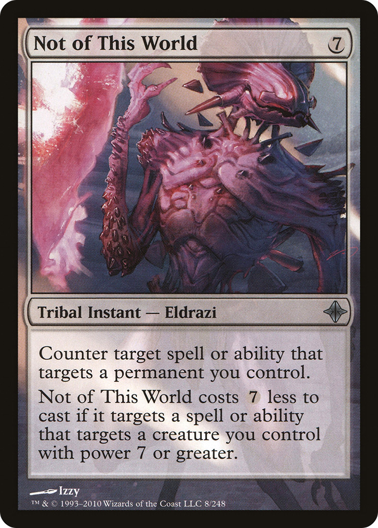 Not of This World (ROE-008) - Rise of the Eldrazi Foil - Game Nerdz