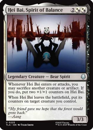 Hei Bai, Spirit of Balance (TLA-225) - Avatar: The Last Airbender Foil - Game Nerdz Hei Bai, Spirit of Balance (TLA-225) - Avatar: The Last Airbender Foil - Game Nerdz