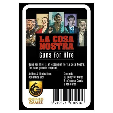 La Cosa Nostra: Guns For Hire Expansion - Game Nerdz