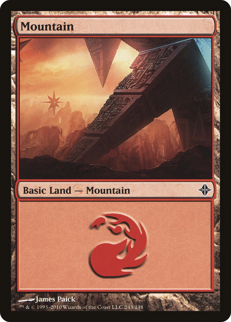 Mountain (ROE-243) - Rise of the Eldrazi Foil - Game Nerdz