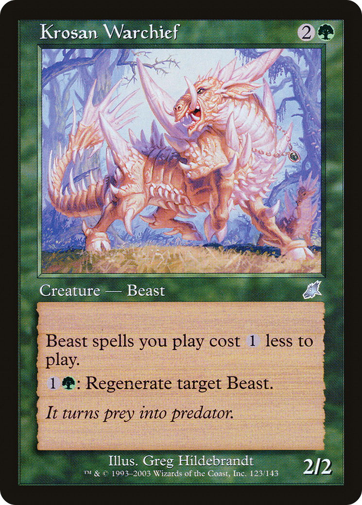 Krosan Warchief (SCG-123) - Scourge - Game Nerdz