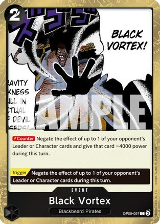 Black Vortex (Pirate Foil) (OP09-097) Premium Booster -The Best