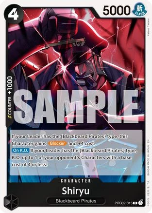 Shiryu (PRB02-015) Premium Booster -The Best- Vol. 2 Foil - Game Nerdz