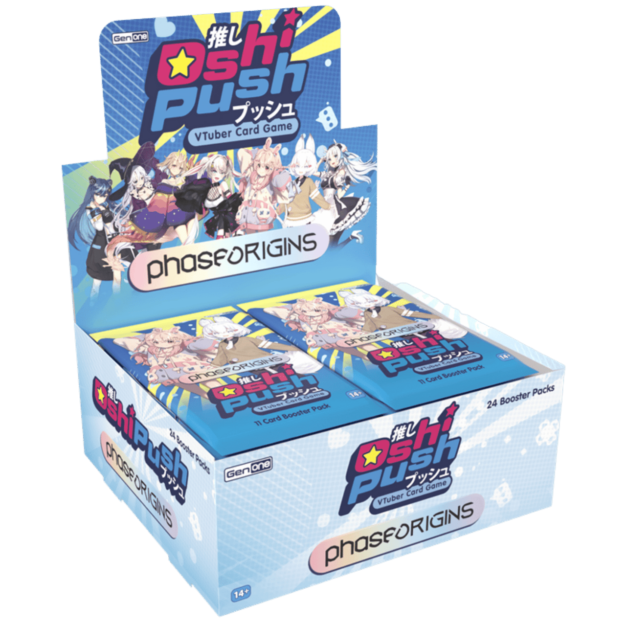 oshi push booster box OSHI PUSH TCG: GEN TWO HIDDEN LINKS: STARTER DECK DISPLAY (6CT ASSORTED DISPLAY)