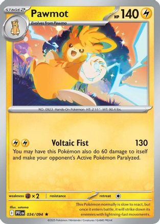 pawmo pokemon card SV4a] 248/190〈S〉 your opponent’s Active Pokemon is now Paralyzed. Card Sleeves Nemona & Pawmo