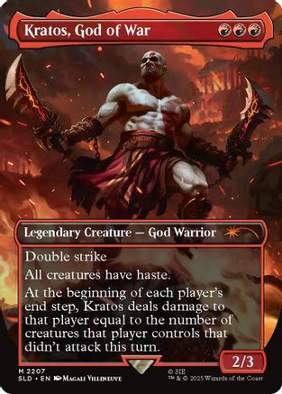Kratos, God of War (SLD-2207) - Secret Lair Drop Series Foil