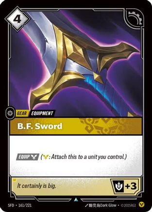 B.F. Sword (161/221) - Spiritforged - Game Nerdz