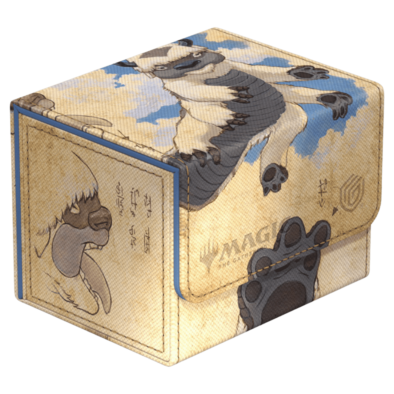 Mage Tech Adventurer [Hero] Modulare Deckbox – Passt 99 Doppelt Gesleevte Karten, Mit Avatar-Halter, Erweiterbar, Schwarz/Grau