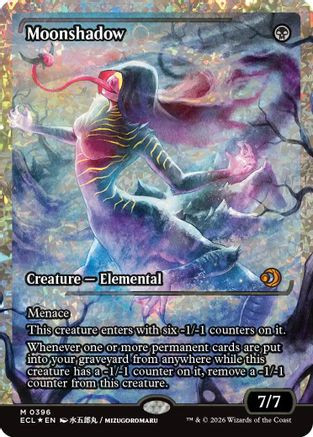 Moonshadow (0396) (Showcase) (Fracture Foil) (ECL-396) - Lorwyn