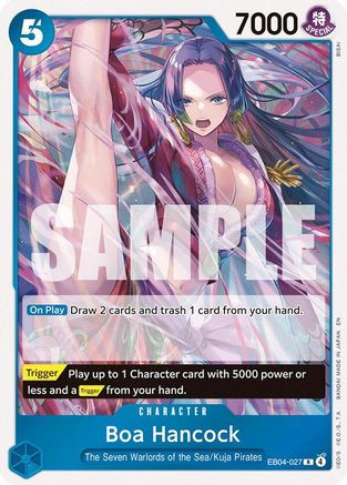 Boa Hancock - EB04-027 (EB04-027) The Azure Sea's Seven Foil