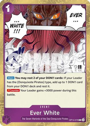 Ever White (OP14-076) The Azure Sea's Seven Foil - Game Nerdz