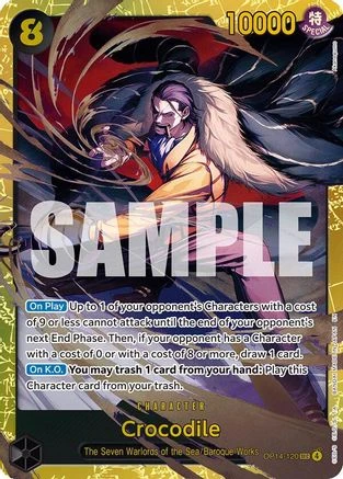Crocodile - OP14-120 (OP14-120) The Azure Sea's Seven Foil - Game