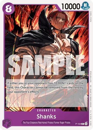 ワンピース カードゲーム 2025 ONE PIECE JP #001 SHANKS Shanks (2025 PSA Magazine Promo) OP09-001 SEALED! One Piece