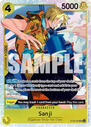 Sanji (ST29-004) Starter Deck 29: Egghead Foil - Game Nerdz