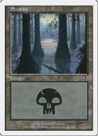 Swamp (348) (7ED-348) - 7th Edition Foil - Game Nerdz