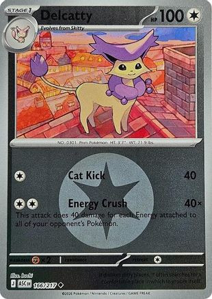 pokemon delcatty card - 121/168 - Celestial Storm Fx2 / None / 1 Artist Delcatty Card Prices & Value