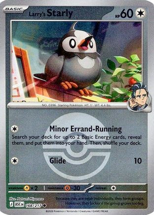 rip test pokemon cards Starly [Brilliant Stars] • Card – Mikes Game Shop [1] Flap (20) Weakness / Resistance / Retreat Cost Starly 221/198 Scarlet & Violet