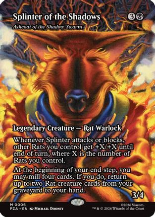 Ashcoat of The Shadow Swarm (6)| Magic: The Gathering Card Foil / Near Mint