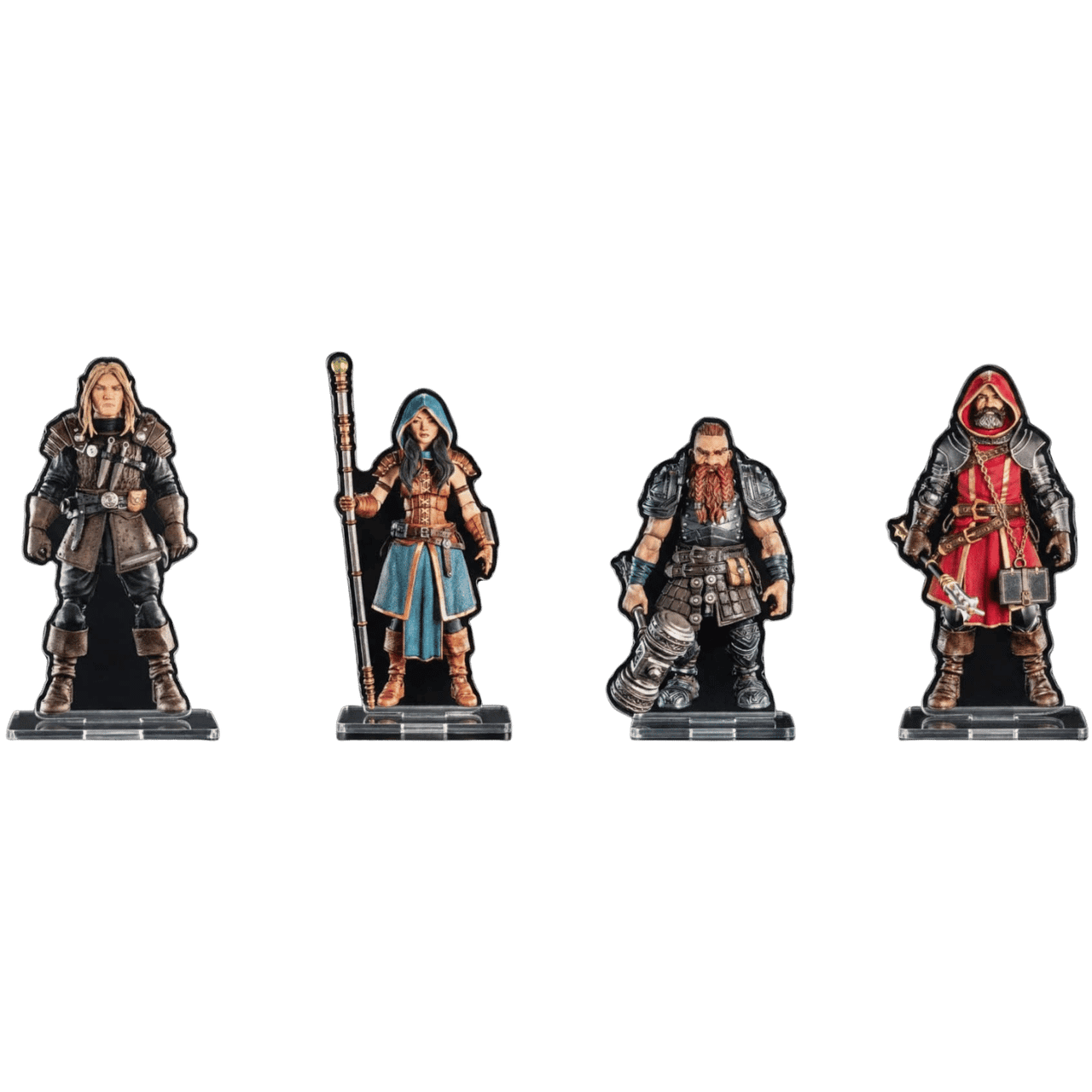 Mythic Legions RPG: Heroic Set A - Acrylic Standees (4ct