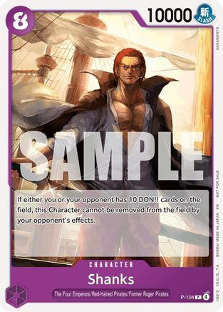 Shanks (Tournament Pack 2026 Vol. 2) (P-104) One Piece Promotion