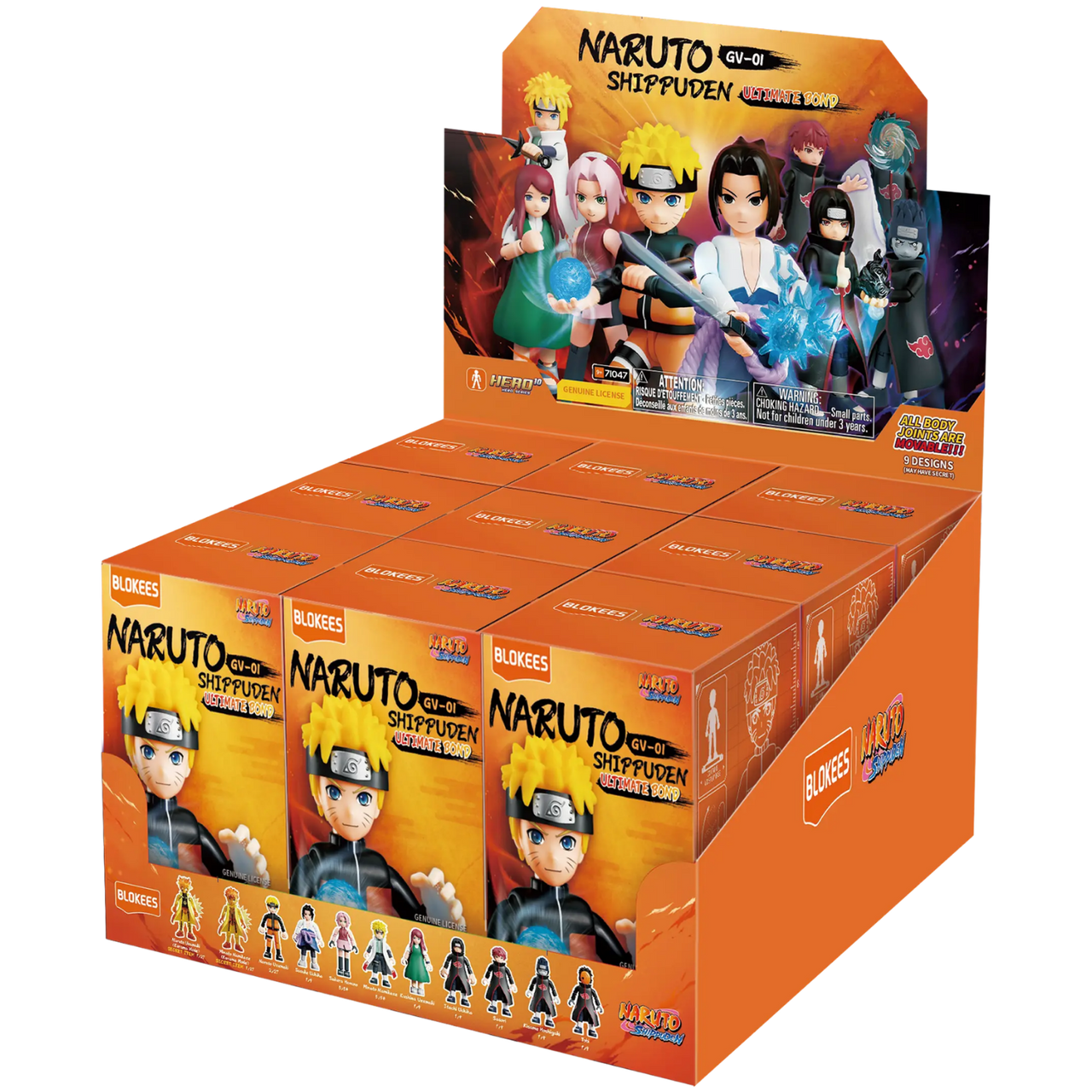 Blokees: Naruto Shippuden GV01 Ultimate Bond - Display Box (9