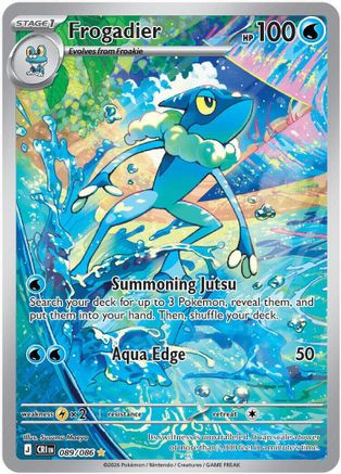 Frogadier - 89 - ME04 Chaos Rising Holofoil - Game Nerdz