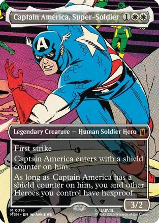 Captain America, Super-Soldier (Borderless) (0316) (MSH-316