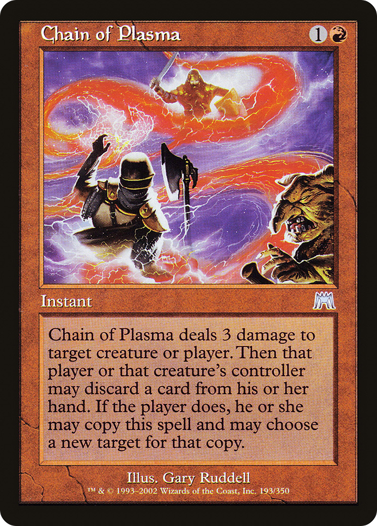 Chain of Plasma (ONS-193) - Onslaught Foil (LP) - Game Nerdz