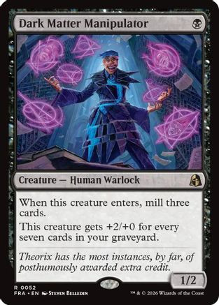 Dark Matter Manipulator (FRA-052) - Reality Fracture Foil - Game Nerdz