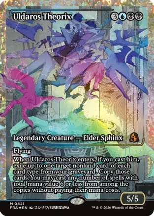 Uldaros Theorix (Showcase) (Fracture Foil) (0421) (FRA-421