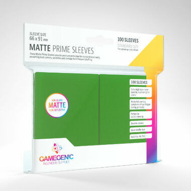 gamegenic card sleeves green Gamegenic Sleeves Prime (FF Green) (Standard American) (50) main image 0