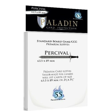 Paladin Sleeves: Standard Card Game - Percival (55ct) - Game Nerdz