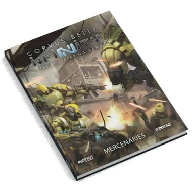 Modiphius Infinity War Market: The Mercenaries – Manuale Sorgente In Inglese Per Giochi Di Ruolo
