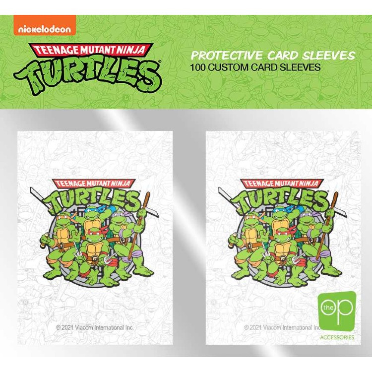 tmnt card sleeves Teenage Mutant Ninja Turtles Premium | 100 Card Protector Sleeves | 64mm x 89mm Oversized Sleeves Fit Standard Size Playing Cards & Collector Card these card sleeves are a must Teenage Mutant Ninja Turtles Card