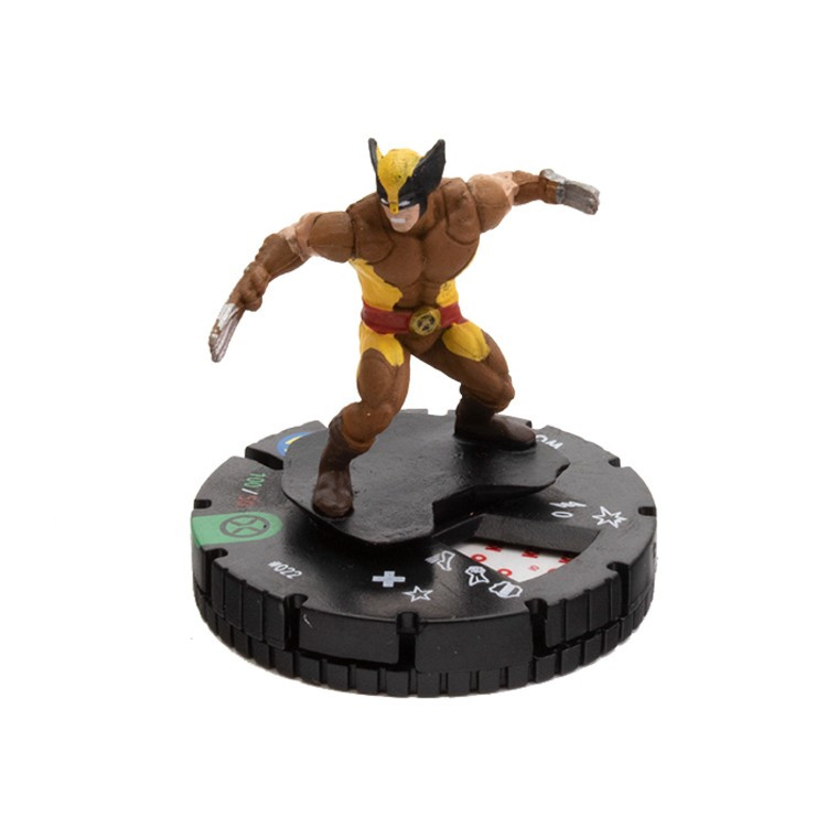 Figurine HeroClix Marvel House Of X - Wolverine #022.02 + Carte - Occasion