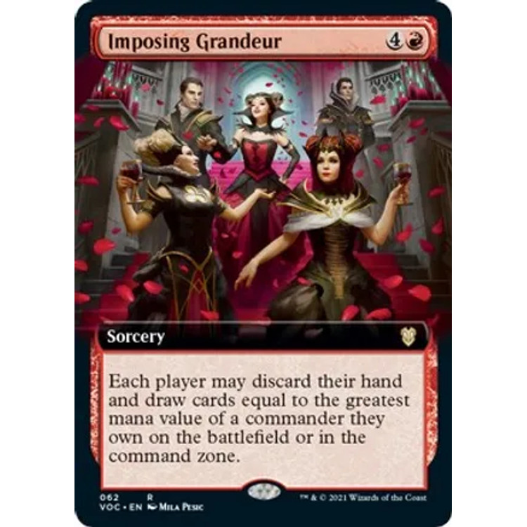 Imposing Grandeur: Rare #062 - Innistrad: Crimson Vow (Extended Art) - Game  Nerdz