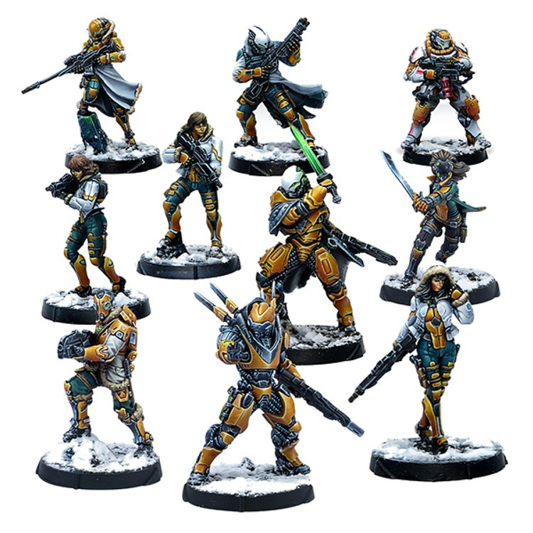 Infinity RPG Dice Set - Yu Jing Faction Dice For Tabletop Roleplaying Game