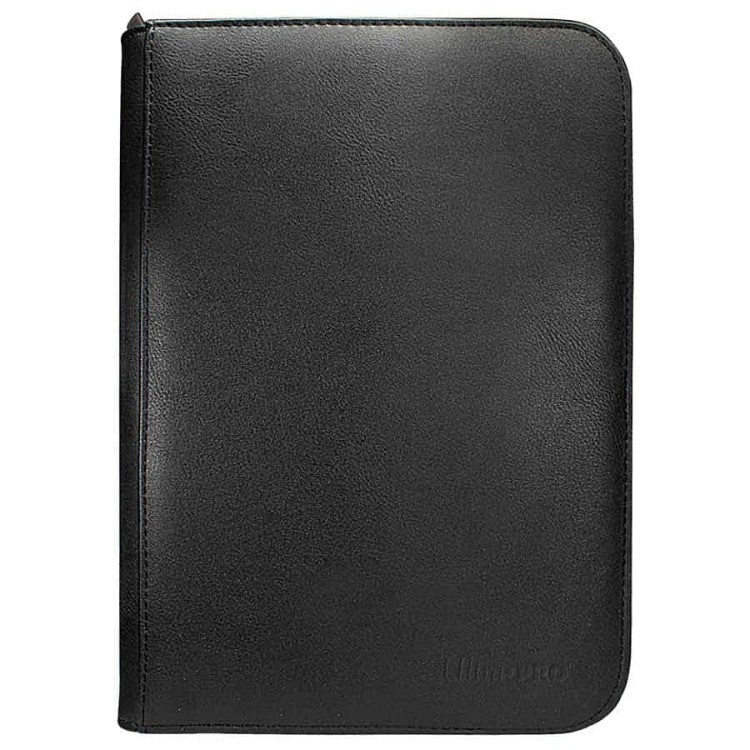 Ultra Pro Binder: Black - Vivid, Zippered (4-Pocket) - Game Nerdz Ultra Pro Binder: Black - Vivid, Zippered (4-Pocket) - Game Nerdz