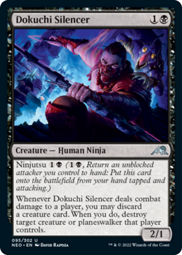 Dokuchi Silencer (NEO-095) - Kamigawa: Neon Dynasty - Game Nerdz