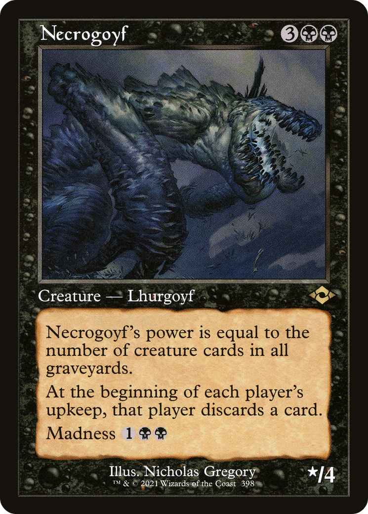 Necrogoyf (MH2-398) - Modern Horizons 2 Foil - Game Nerdz Necrogoyf (MH2-398) - Modern Horizons 2 Foil - Game Nerdz