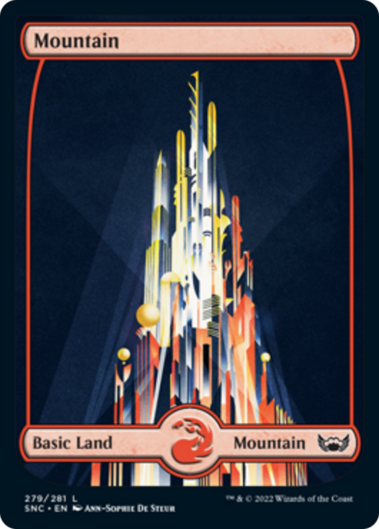 Mountain (SNC-279) - Streets of New Capenna: (Full Art) - Game Nerdz