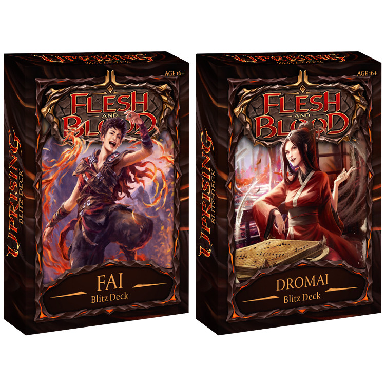 Flesh & Blood TCG Uprising Blitz Deck (Set of 2) Game Nerdz