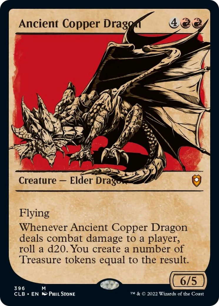 Ancient Copper Dragon (CLB-396) - Commander Legends: Battle for