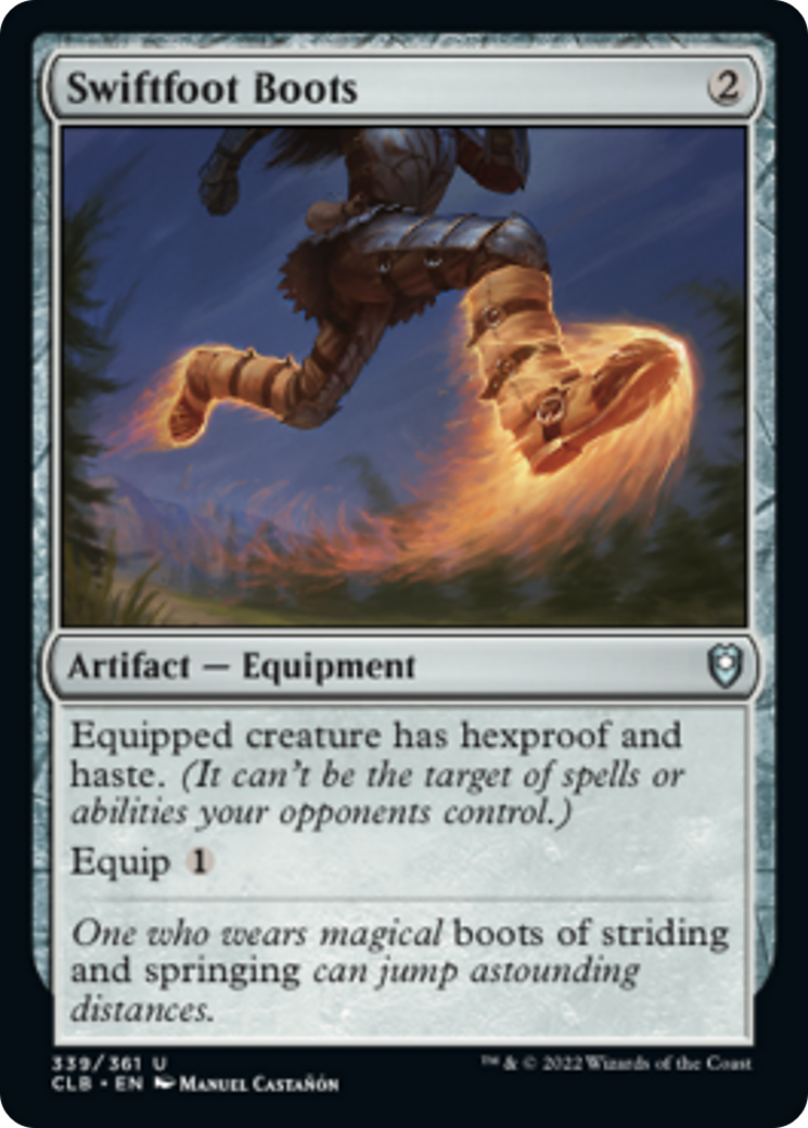 mtg cards like swiftfoot boots (Retro) [The Brothers' War Retro Artifacts] Artifact Equipment Swiftfoot Boots | Final Fantasy