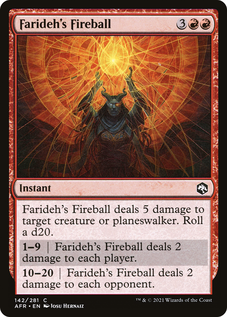 fireball mtg card [Arena League 1996] Fireball costs 1 more to cast for each target beyond the first. Delayed Blast Fireball Proxy -