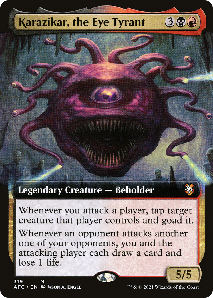 Karazikar, the Eye Tyrant (AFC-319) - Forgotten Realms Commander