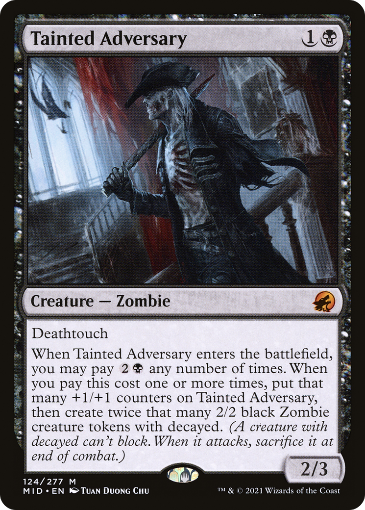 Magic: The Gathering - Tainted Adversary - Single Card From Innistrad: Midnight Hunt - View #5