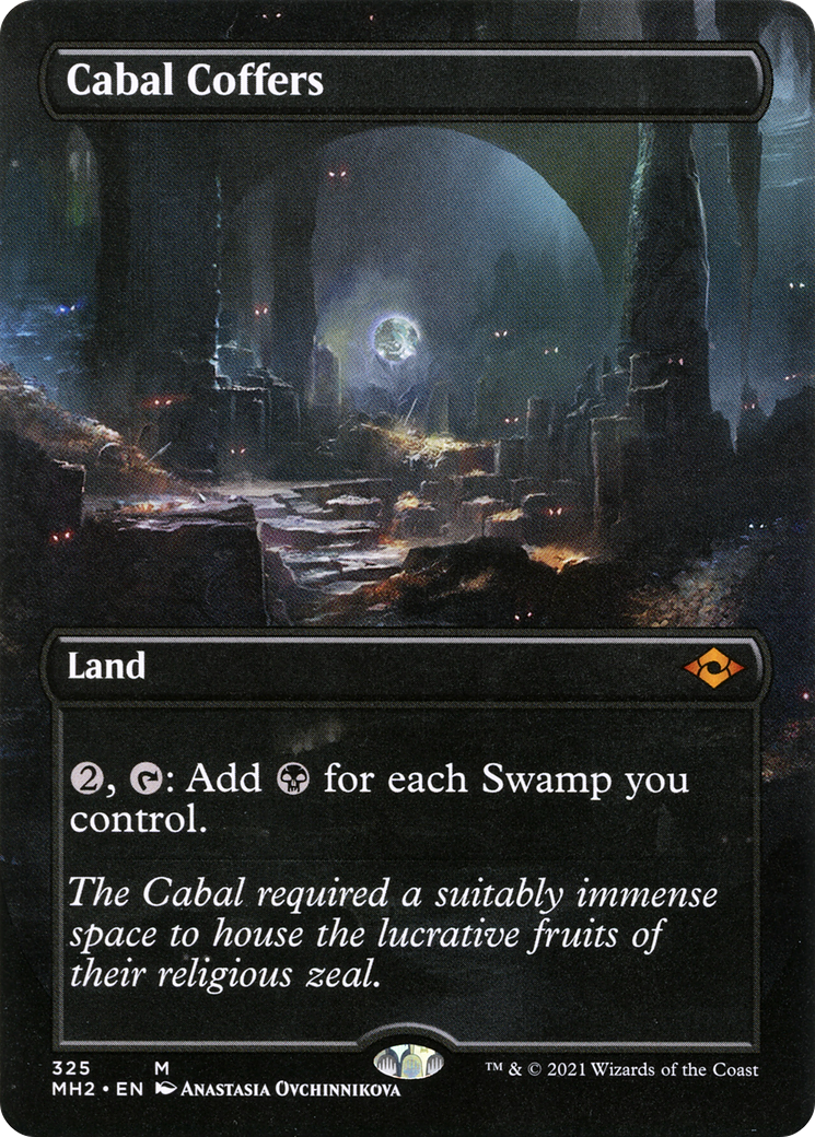 Cabal Coffers (MH2-325) - Modern Horizons 2 (Borderless) - Game Nerdz